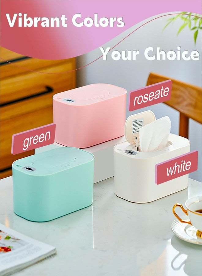 banapoy Baby Wipe Warmer, Portable USB Powered Baby Wet Wipes Dispenser Holder with Temperature Control, Paper Towel Heater for Home, Car, Travel (Roseate) - Image 2